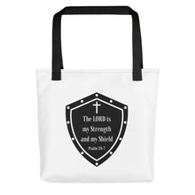 Load image into Gallery viewer, Psalm 28:7 Tote
