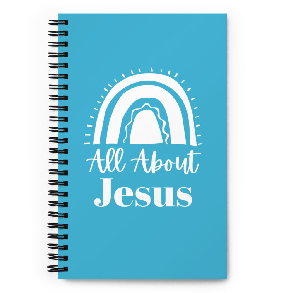 All About Jesus Spiral Notebook