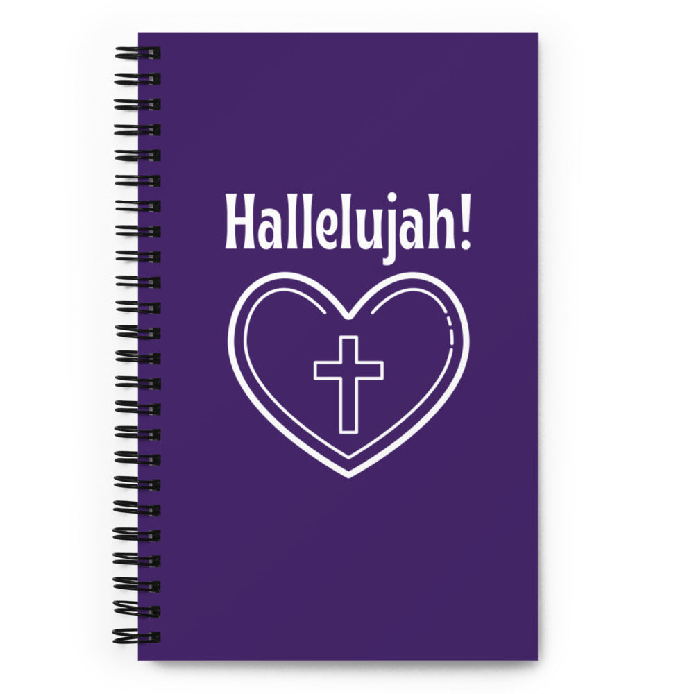 Hallelujah Heart Spiral Notebook