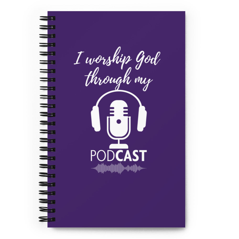 Podcast Spiral Notebook