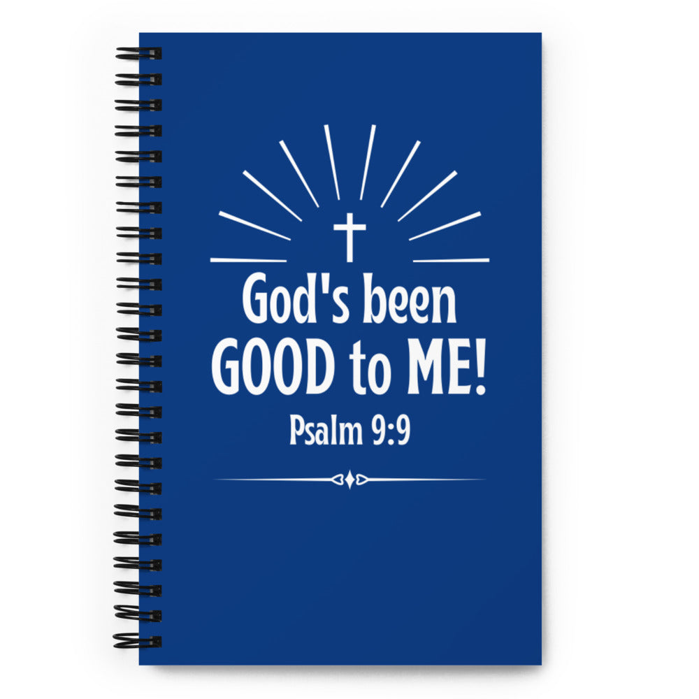 Psalm 9:9 Cross Spiral Notebook