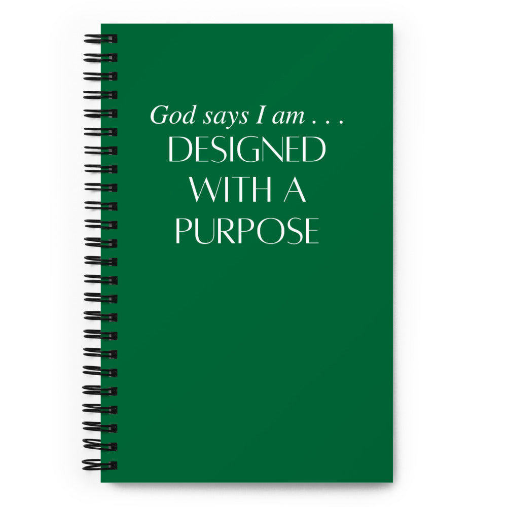 Designed With A Purpose Spiral Notebook