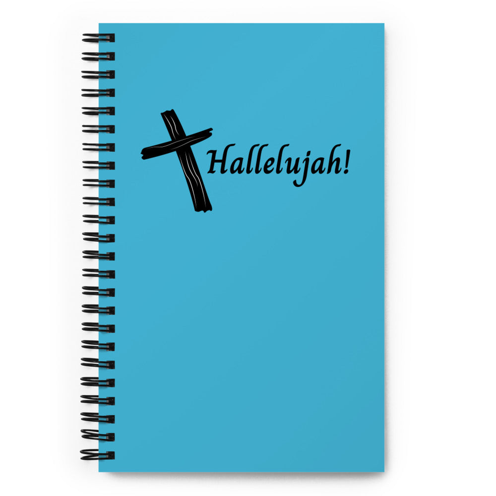 Hallelujah Cross Spiral Notebook