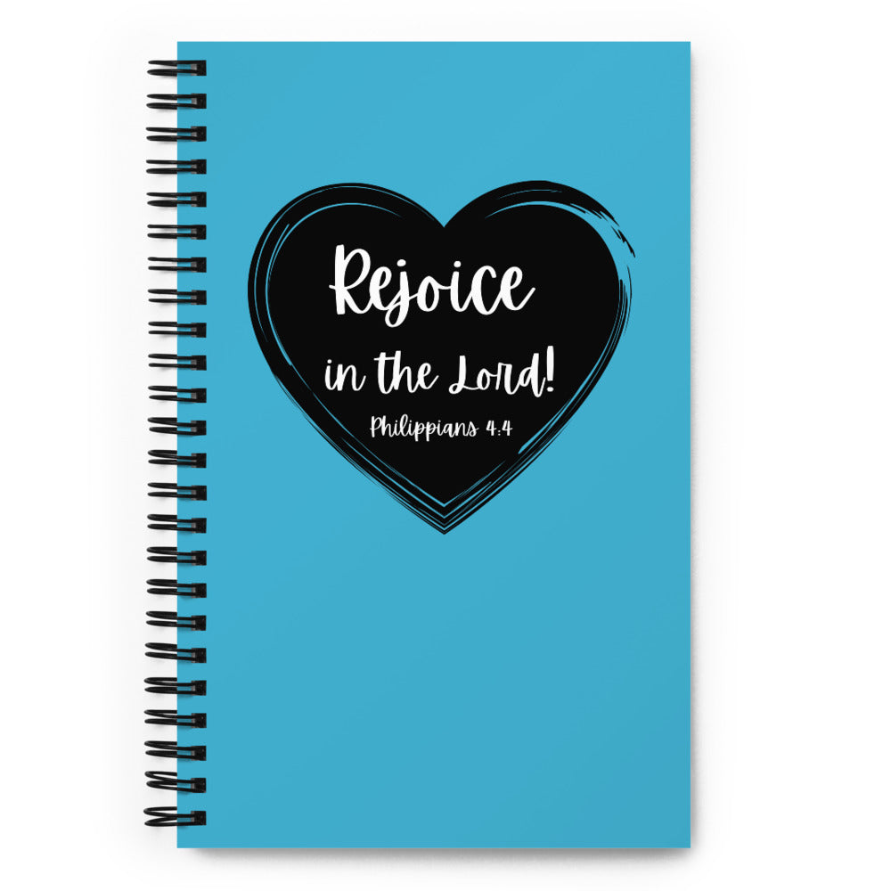 Rejoice In The Lord Spiral Notebook
