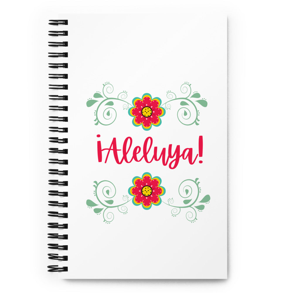 Aleluya Flower Spiral Notebook