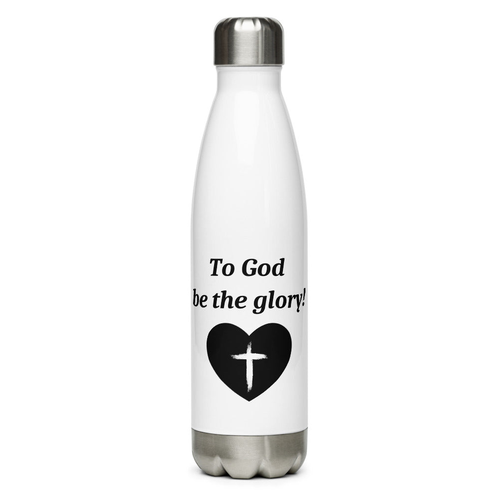 God Be The Glory Steel Water Bottle