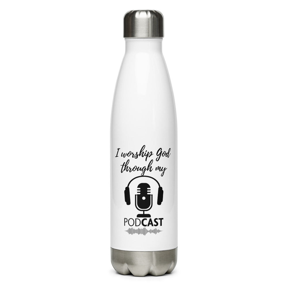 Podcast Steel Water Bottle