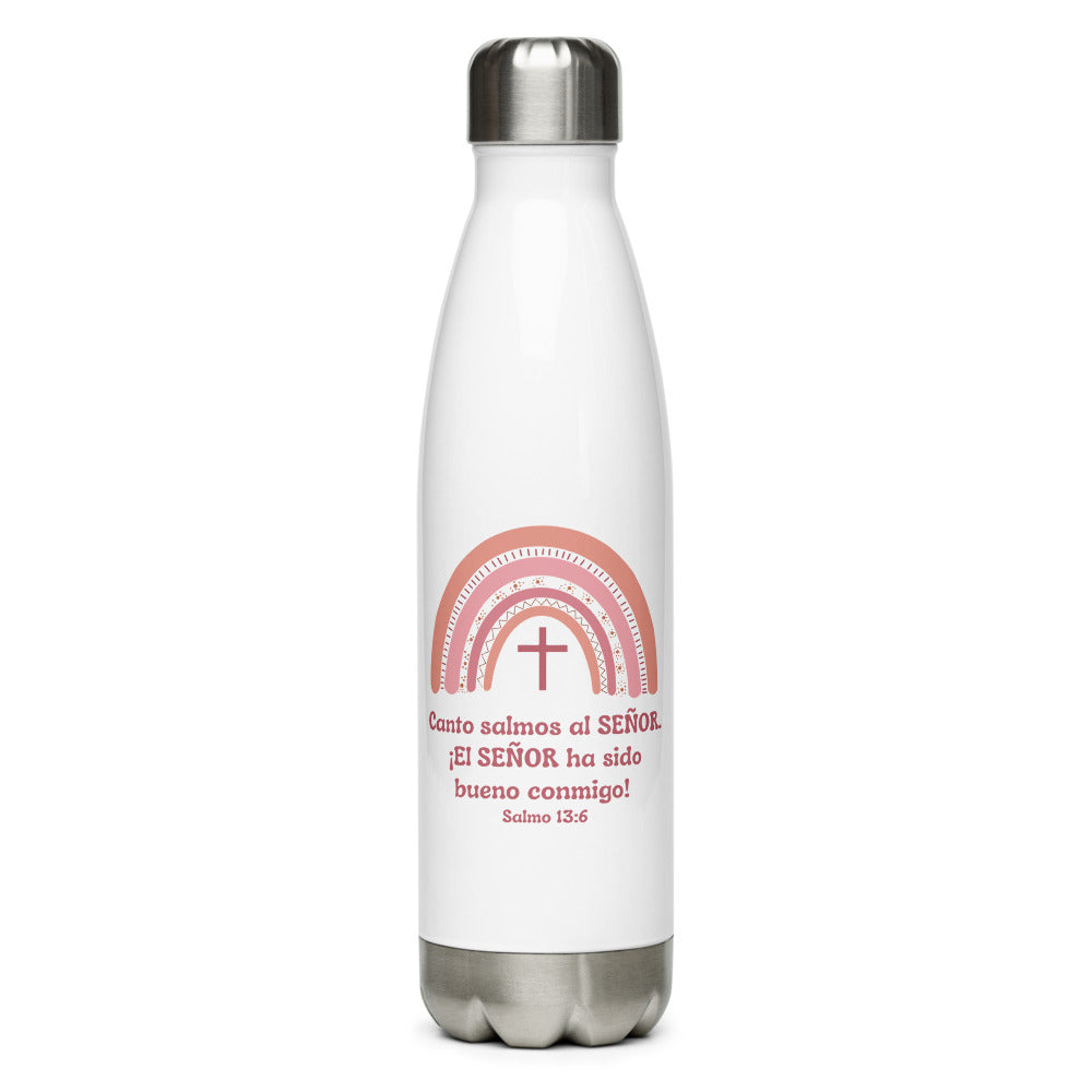 Salmo 13:6 Steel Water Bottle