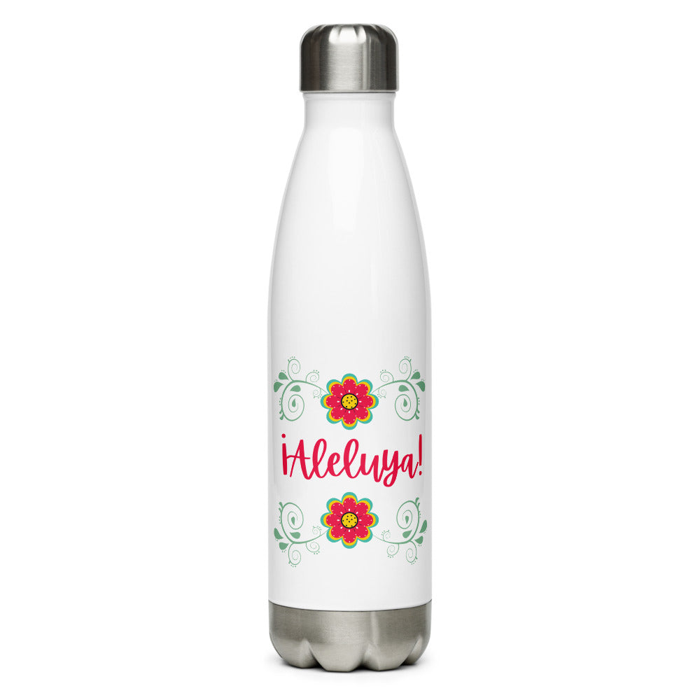 Aleluya Flower Steel Water Bottle