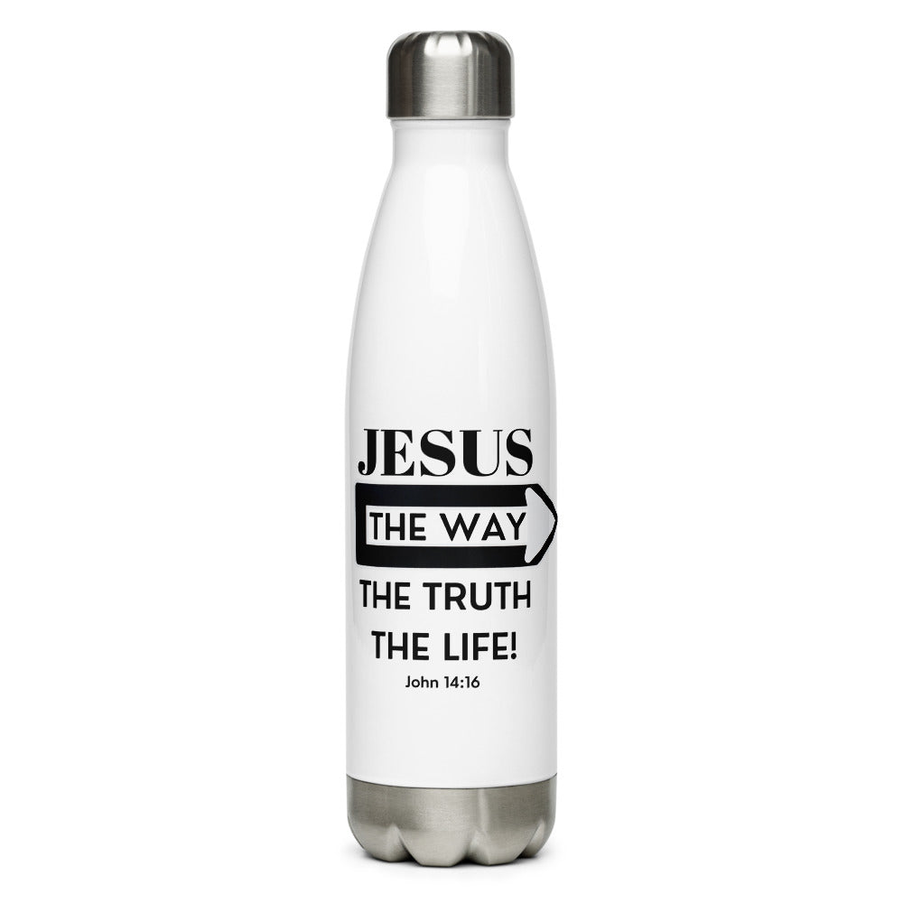 John 14:6 Steel Water Bottle