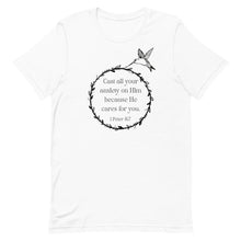 Load image into Gallery viewer, 1 Peter 5:7 T-Shirt
